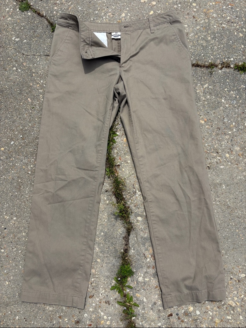Magellan Outdoors Men's Straight-Leg Chino Pants in Taupe